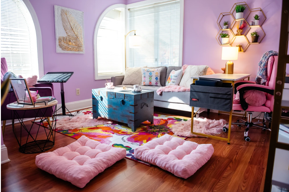 Welcoming therapy space at Battlefield Counseling